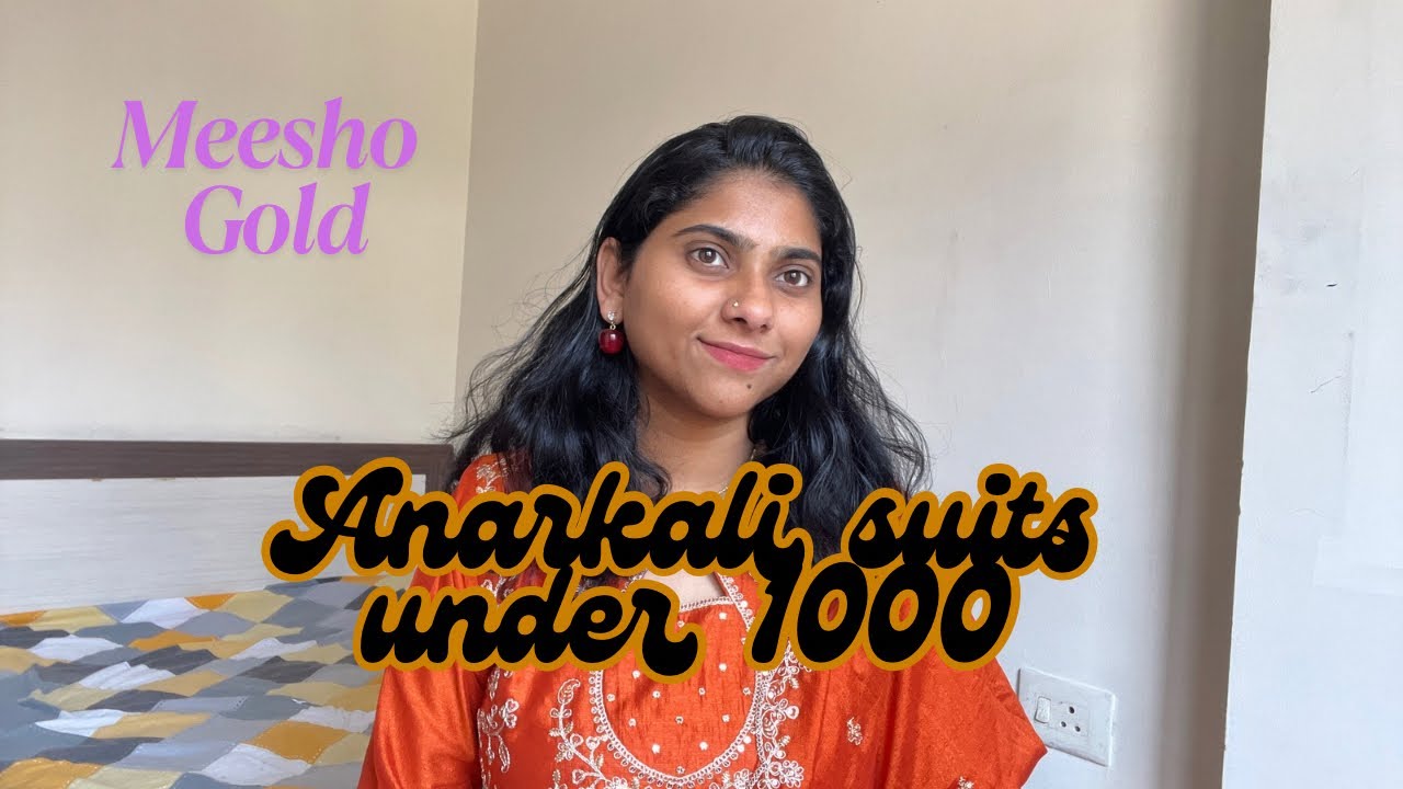Best Anarkali Suits under 1000| Meesho Gold #meesho #affordablefashion 