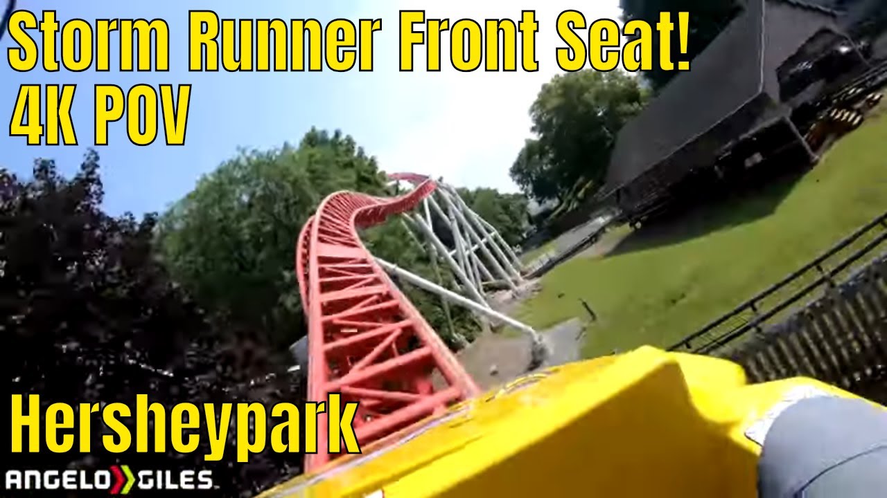 Storm Runner In 4K | Front Seat | POV | Hersheypark |