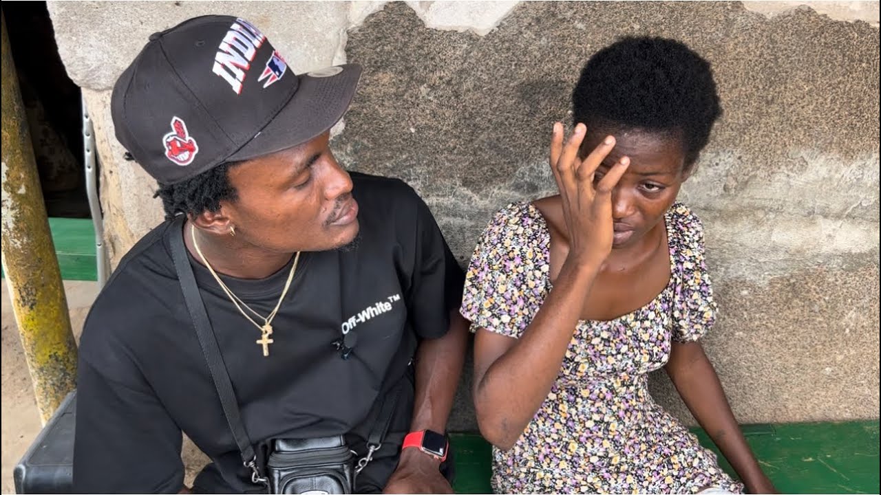 Wendy 😢Couldn’t control her tears after Gunshot sort out the dept of 1500ghc on her leg🥲😢