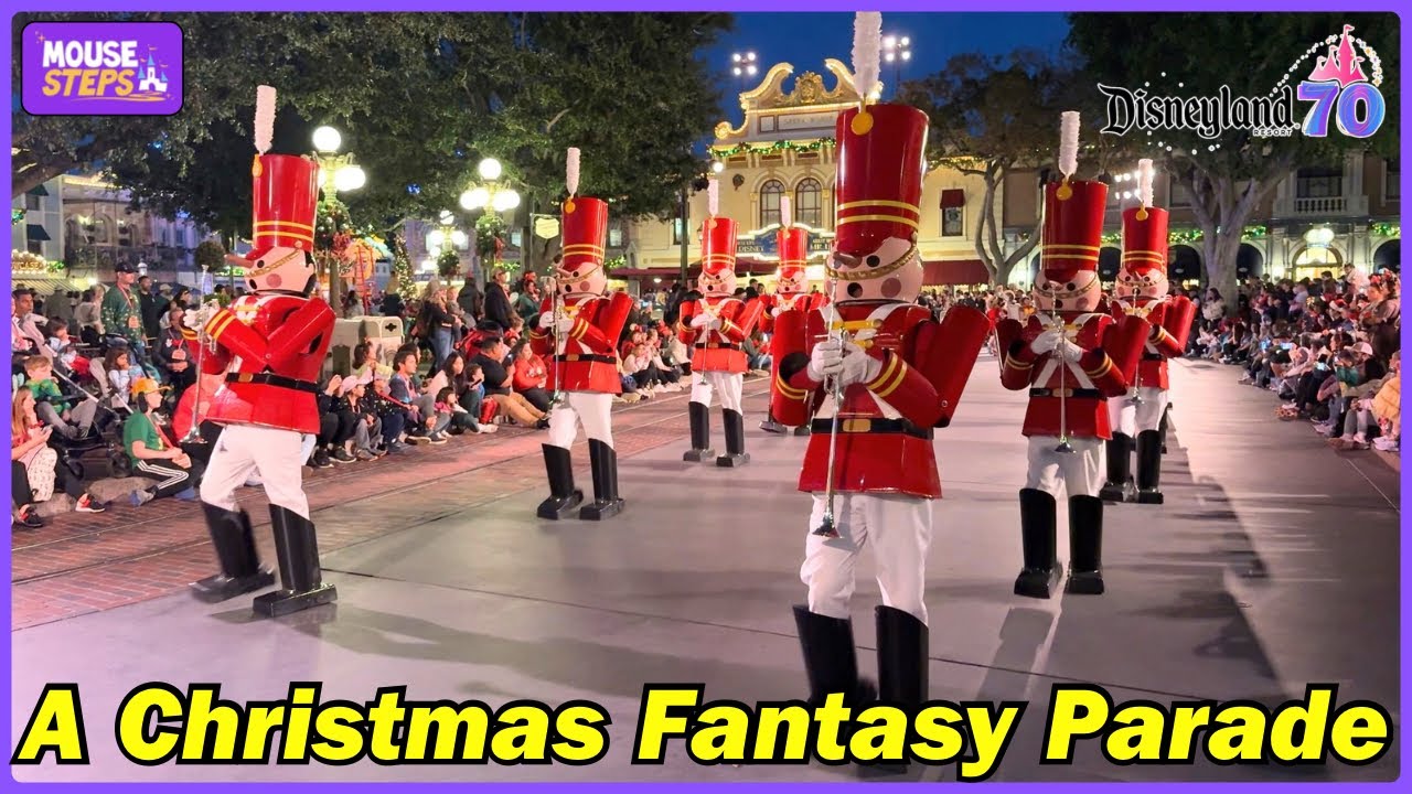 A Christmas Fantasy Parade 2025 Night Version - Disneyland (4K) - 30th Anniversary