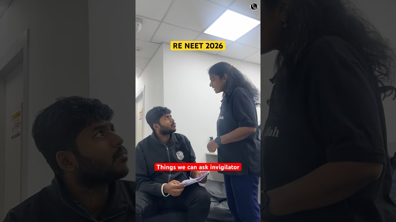 RE NEET 2026: What can we ask the invigilator in the exam hall? 😱 | RE NEET 2026 | Telugu