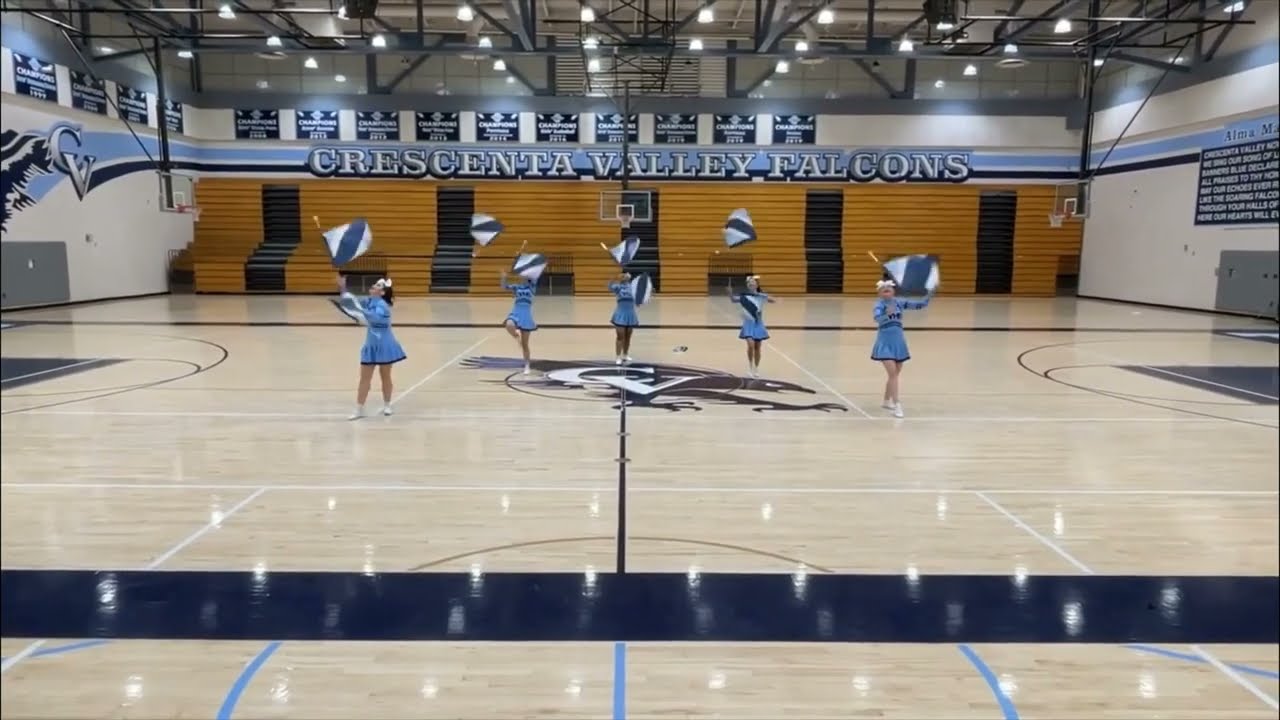 Crescenta Valley HS Pep Flags (2 Flag) @ 2022 USA Regionals