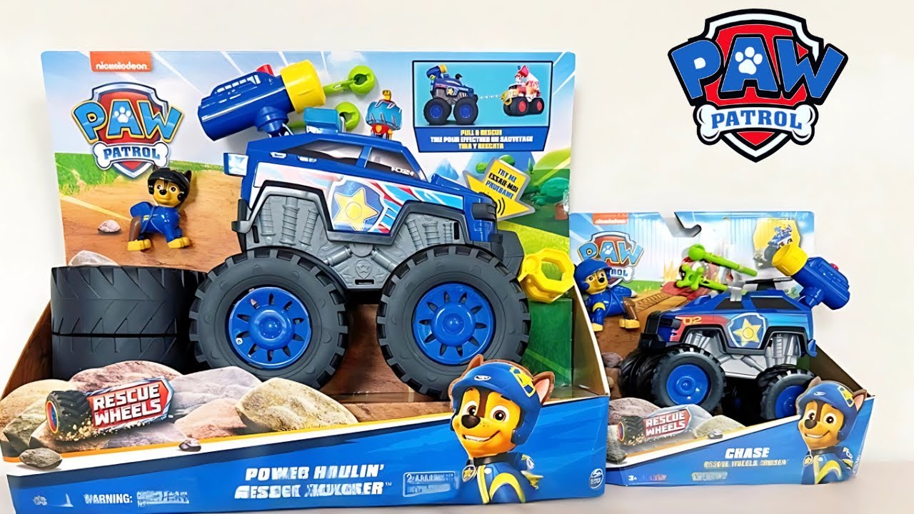 PAW Patrol Rescue Wheels Chase&rsquo;s Power Haulin&rsquo; Cruiser | ASMR Toy Unboxing