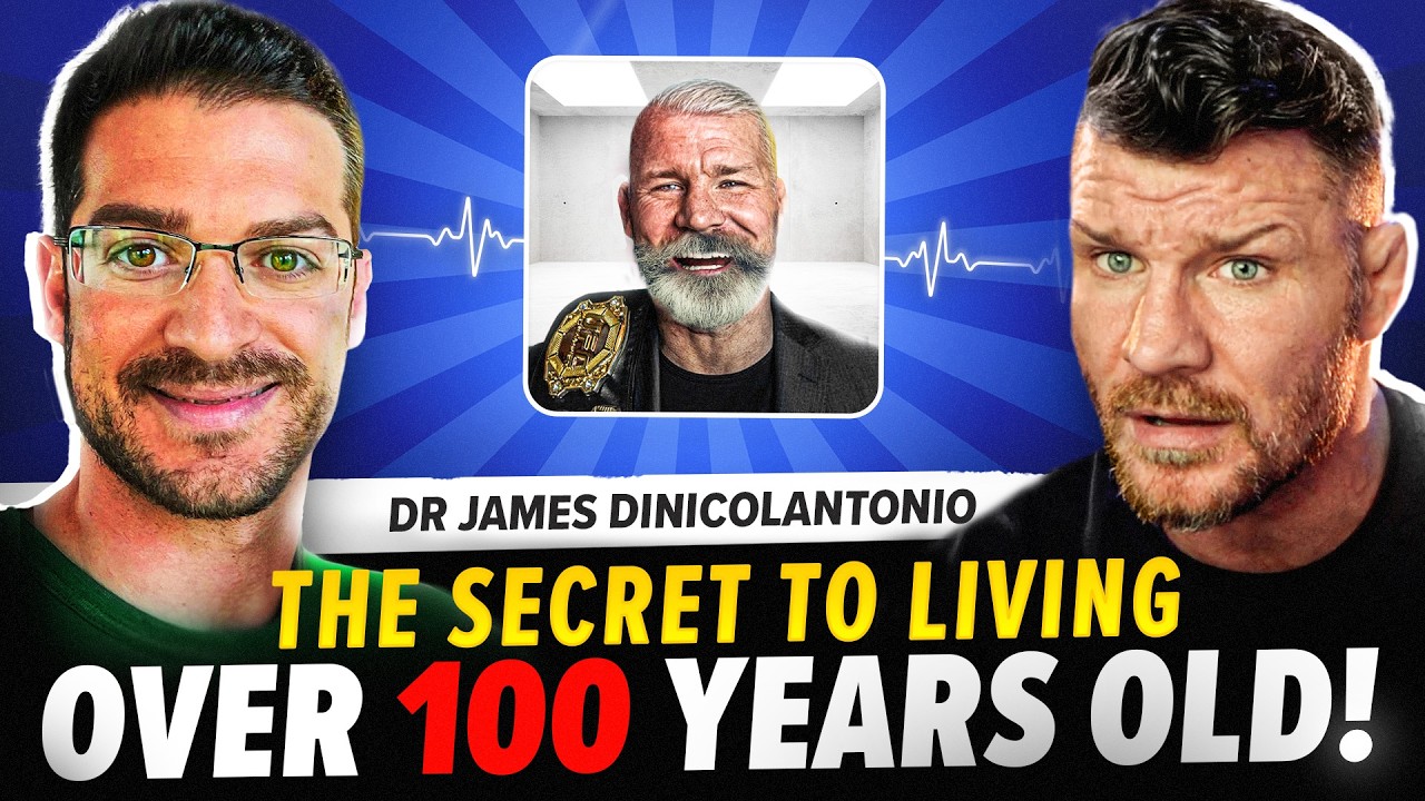HOW TO LIVE OVER 100 YEARS OLD |  Dr James Dinicolantonio w/ Bisping on How to LIVE HEALTHY