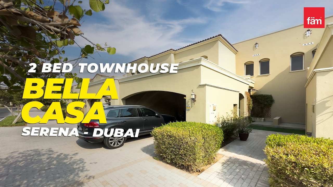 Beautiful 2 Bed Townhouse in Bella Casa, Serena - Dubai