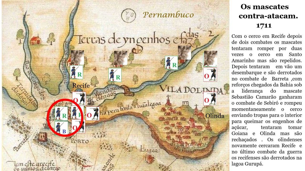 A Guerra dos mascates -1710 -1712 .