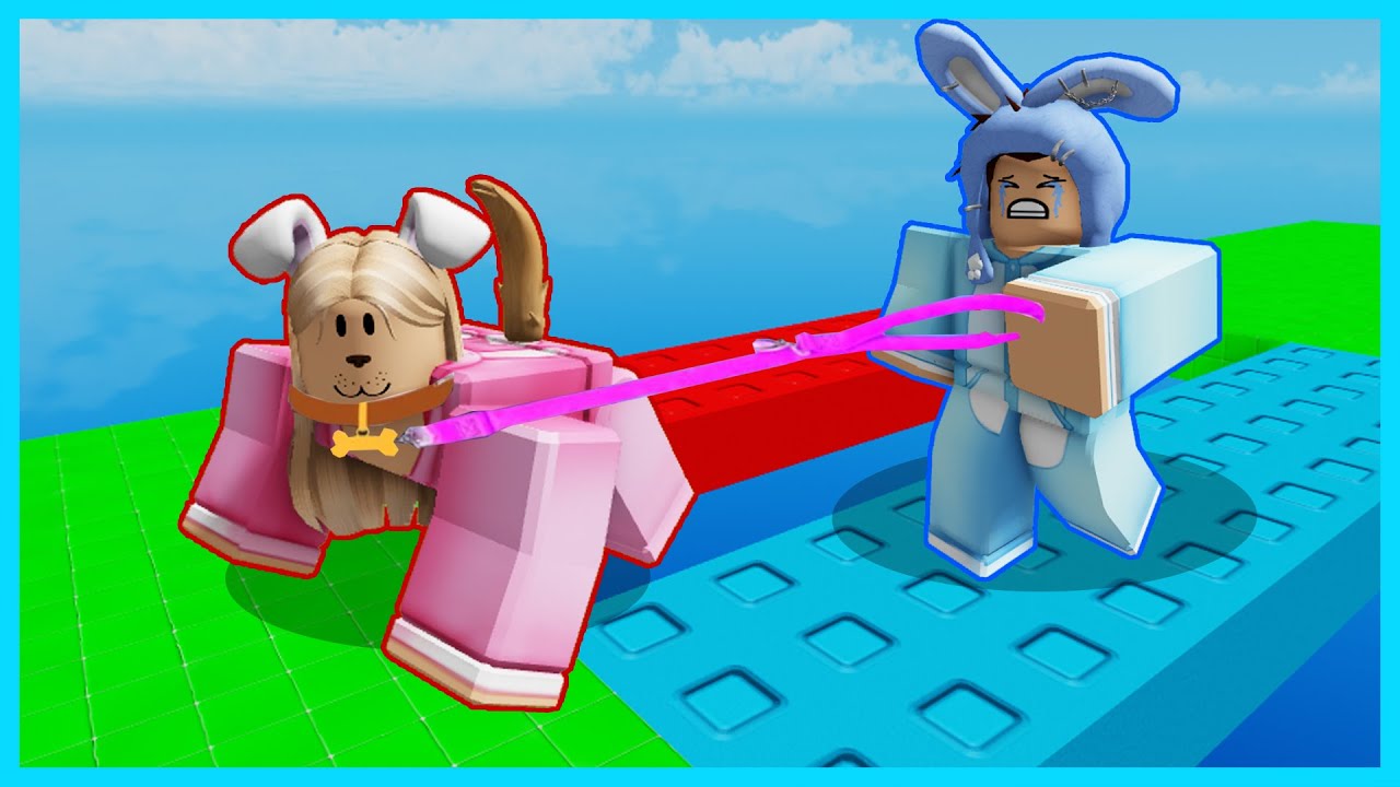 MIPAN & ZUZUZU Jadi Guguk Lucu Dan Bekerja Sama Lewatin Rintangan Susah! ROBLOX