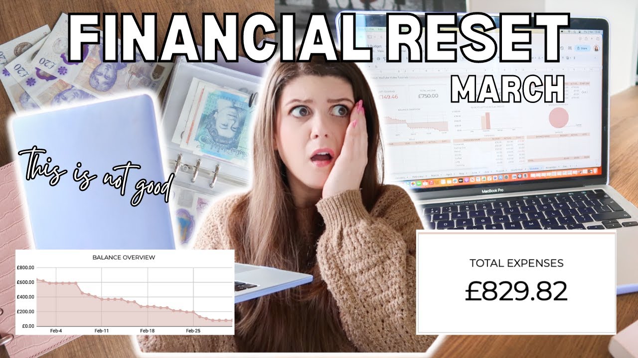 💸 MARCH BUDGET RESET | what I spent in February, cash stuffing & budget with me for the month