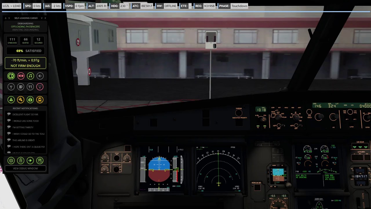 X-Plane 11 - Palma de Mallorca (LEPA)  --  Sevilla (LEZL)