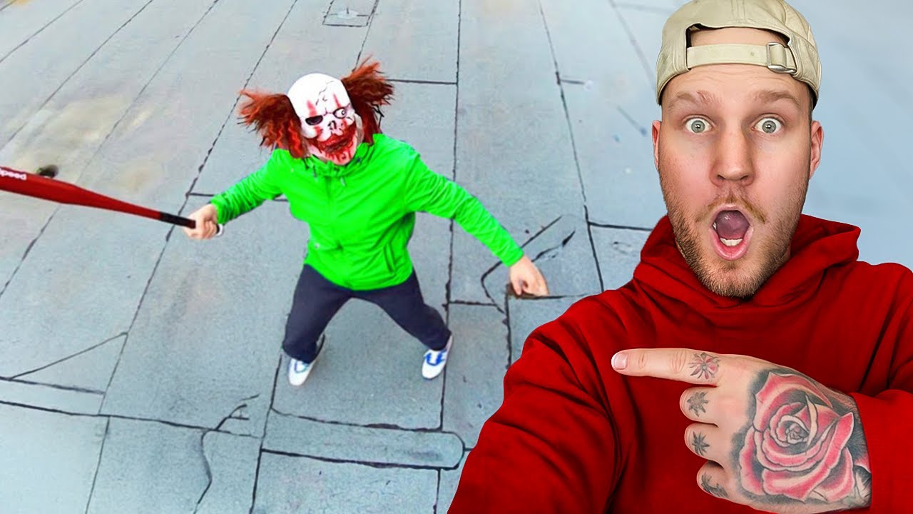STRASZNE KLAUNY vs PARKOUR EKSTREMALNA UCIECZKA!
