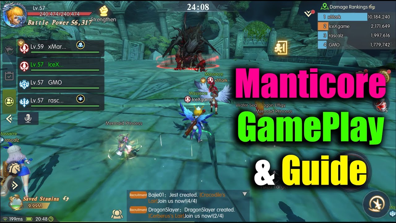 Dragon Nest 2 Evolution Manticore GamePlay & Guide