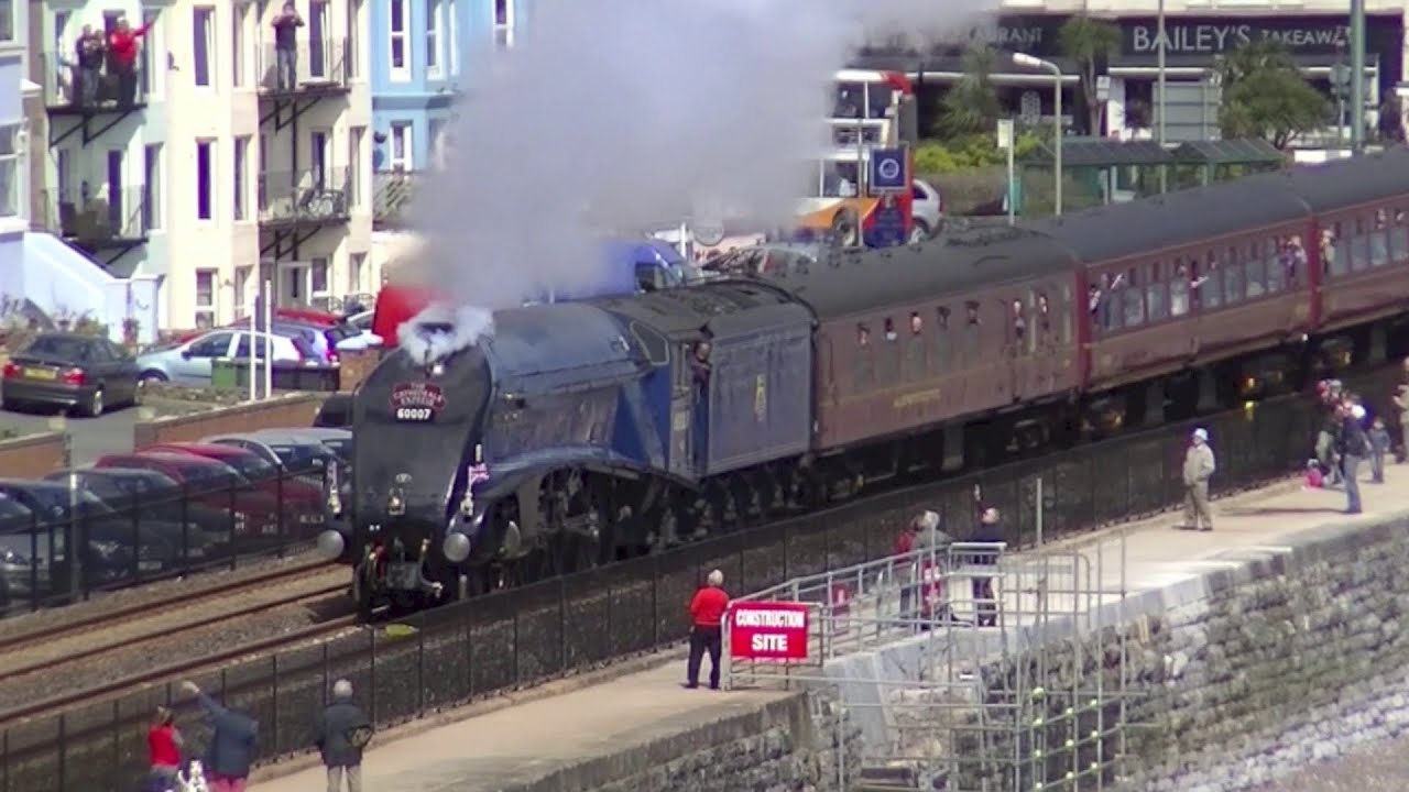 After the Storm - Steam Whistles Return to Dawlish
