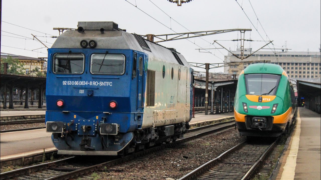 Trenuri în București Nord / Trains in Bucharest North - Octombrie 2025