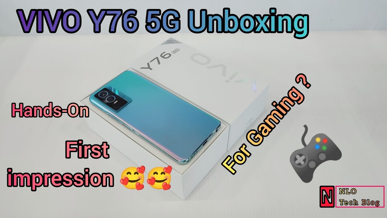 VIVO Y76 5G UNBOING Cosmic Aurora || Hands-on First Look Impression #vivoy765g #vivoy76