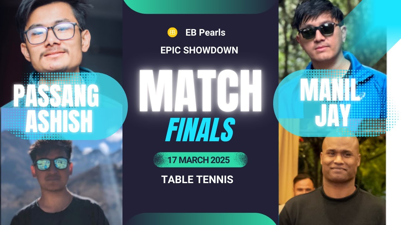 🎉🏓 Epic Showdown: Jayanarayan & Manil Pun Dominate EB Pearls Table Tennis Doubles Final 🎉🏓