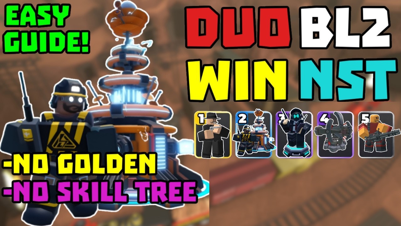 DUO Badlands 2 победа + без Skill Tree | TDS Tower Defense Simulator