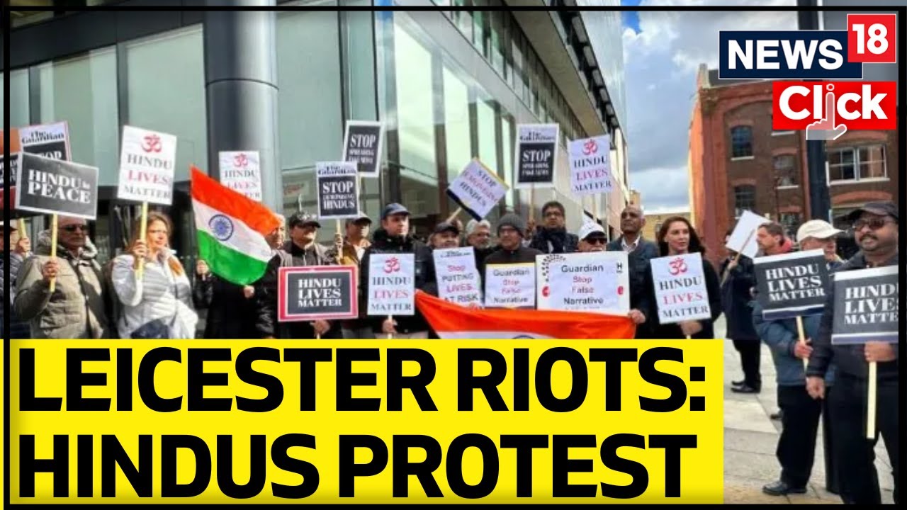 Leicester Riots News | Hindus Protest Outside BBC Headquarters | London News Today | English News