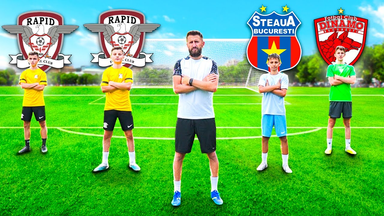 AM TESTAT 4 FOTBALISTI DE LA ECHIPE DIFERITE 😱