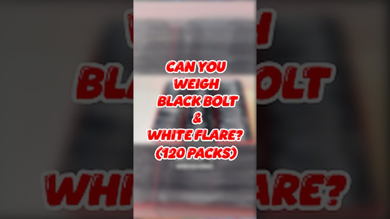 Is Pokémon’s New Set Black Bolt & White Flare WEIGHABLE? (Part 1)