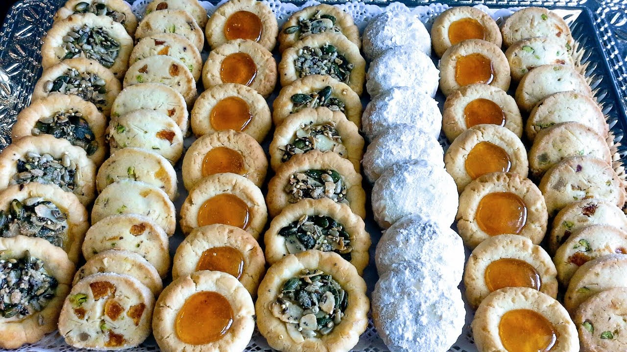حلويات العيد الاقتصادية🌙 بكمية وفيرة وأشكال مختلفة هشيشة وكتدوب في الفم وبدون شكولاته💓
