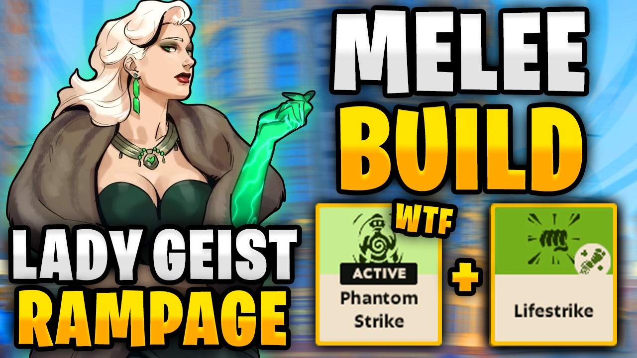 This MELEE Lady Geist Build is just NASTY! Absolutely insane Build and Gameplay (no clickbait)