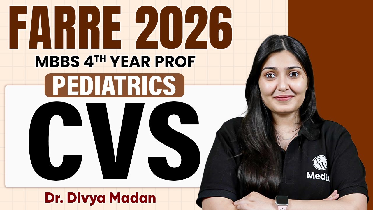CVS (Congenital Heart Diseases) | Pediatrics Lecture | MBBS 4th Year | Farre Series | Dr Divya Ma'am