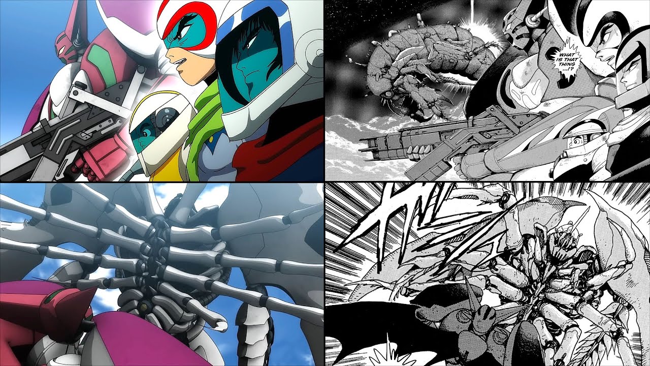 Shin Getter Robo VS Insector (сравнение аниме и манги ARC) Shin Getter Robo VS Insector (сравнени...