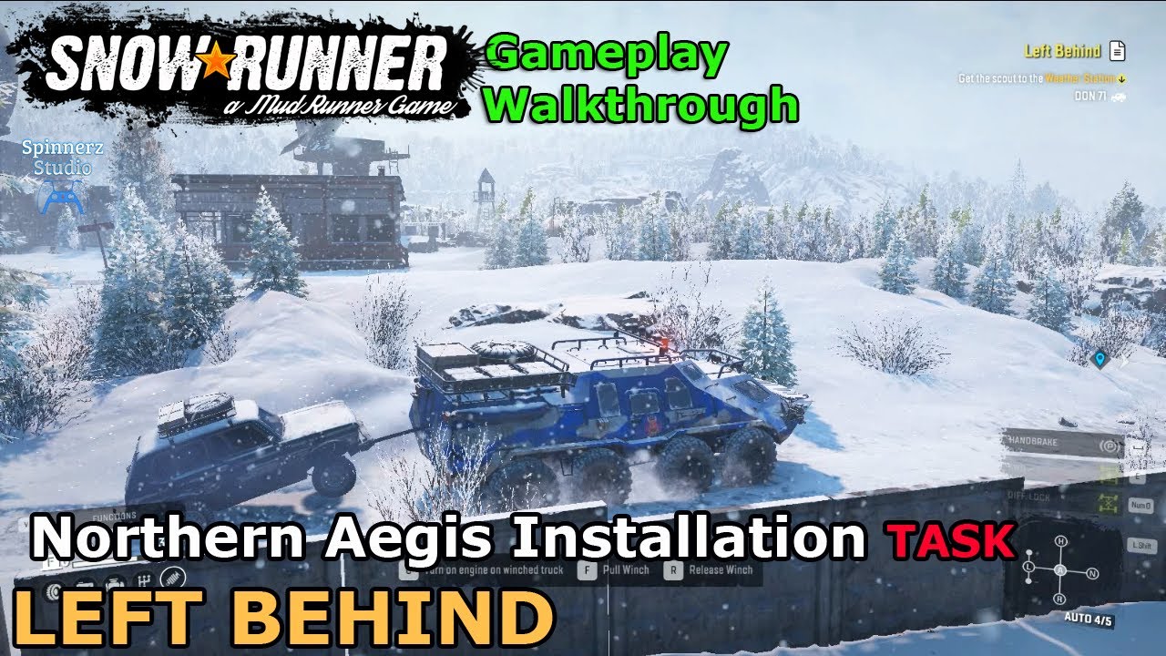 SnowRunner - Left Behind | Northern Aegis Installation Task - Amur, Russia - Phase 4