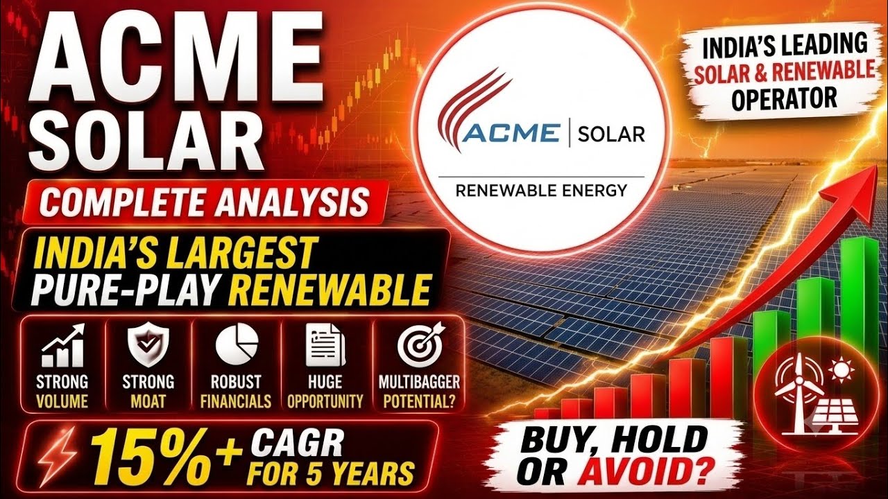 Acme Solar Stock Analysis: Next 10X Renewable Energy Multibagger or High-Debt Trap?