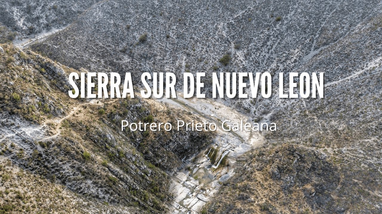 Cascada Prieta Linda formada con el río del Potosí | Potrero Prieto Galeana NL