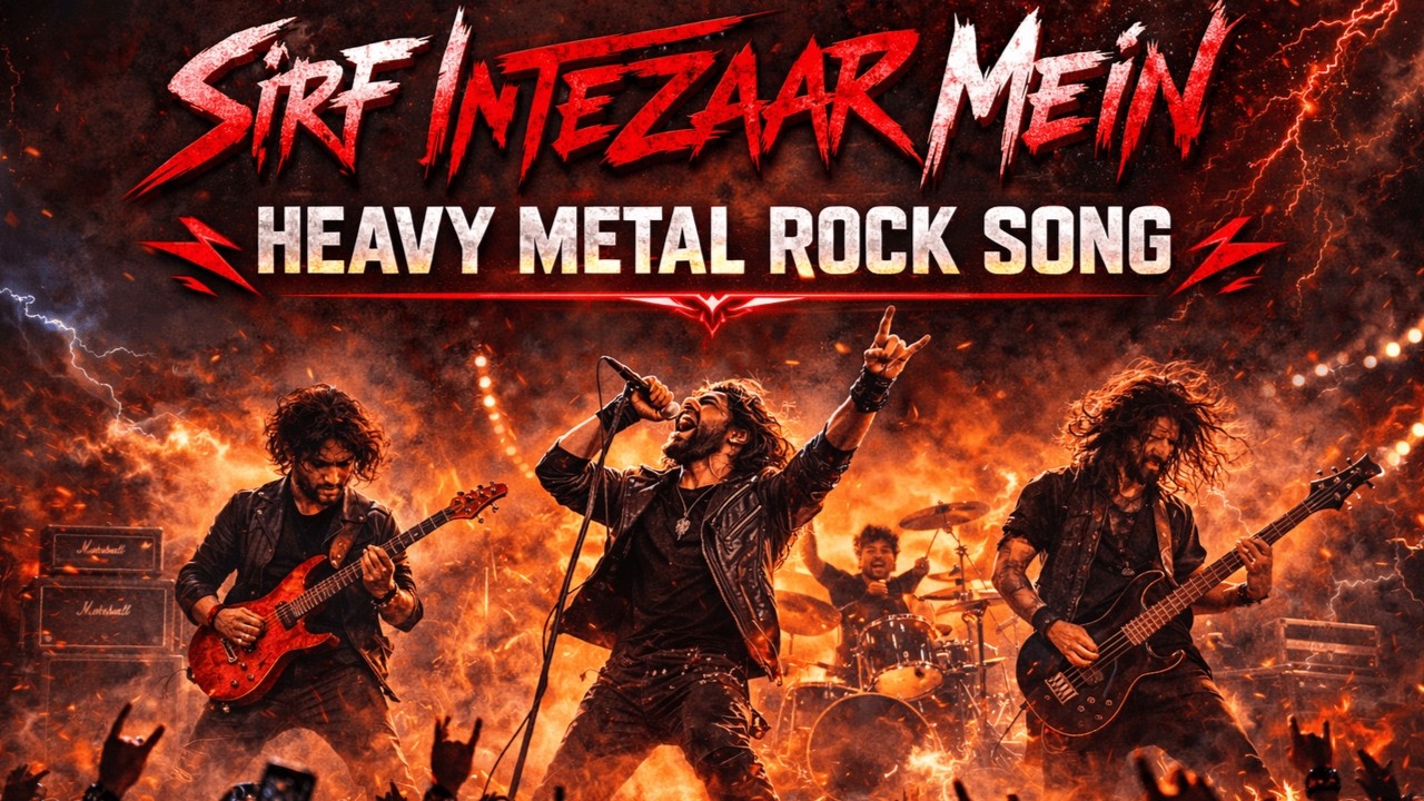 Sirf Intezaar Mein | Hindi Heavy Metal Rock Song | Song About Struggle, Dreams & Disappointment