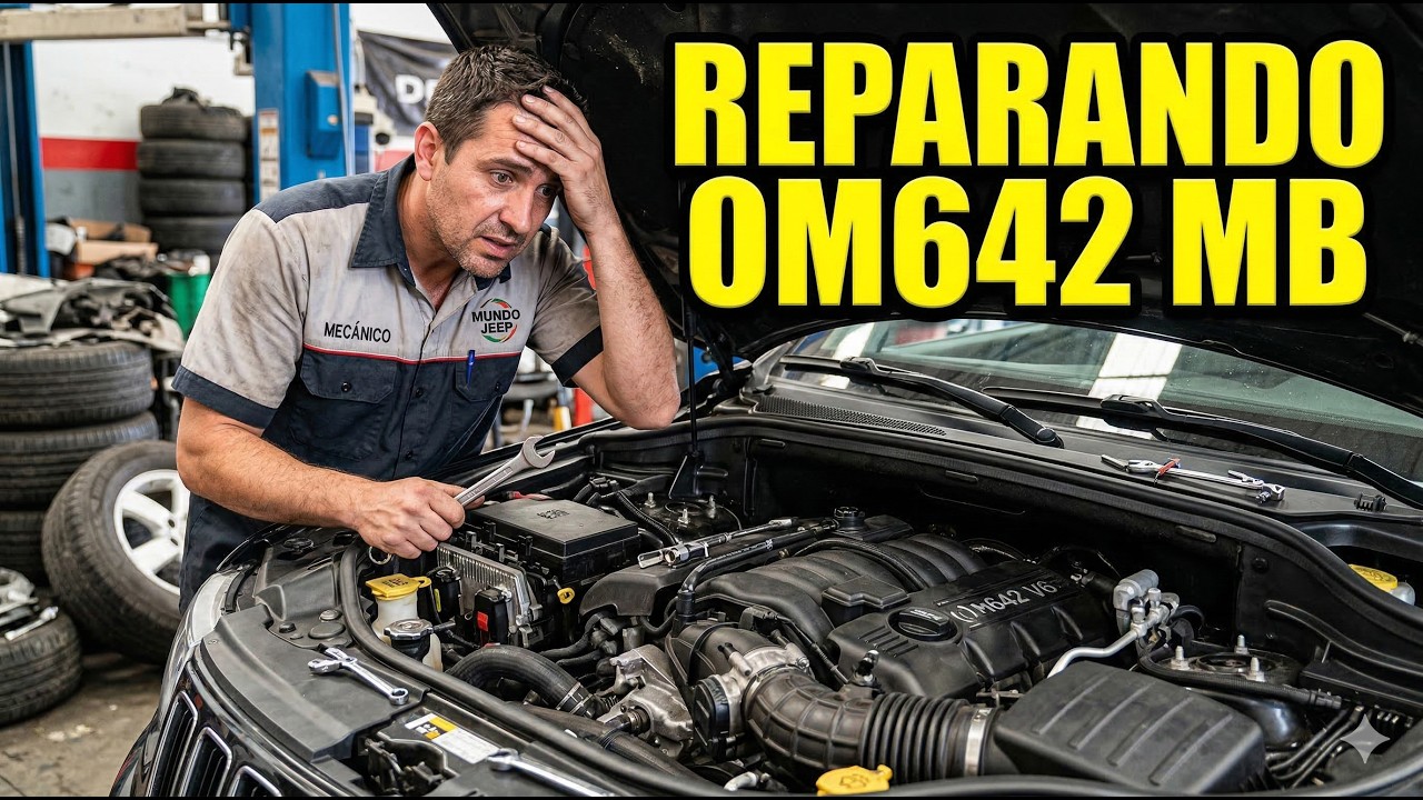 REPARANDO MOTOR MERCEDES OM642 con MUNDOJEEP