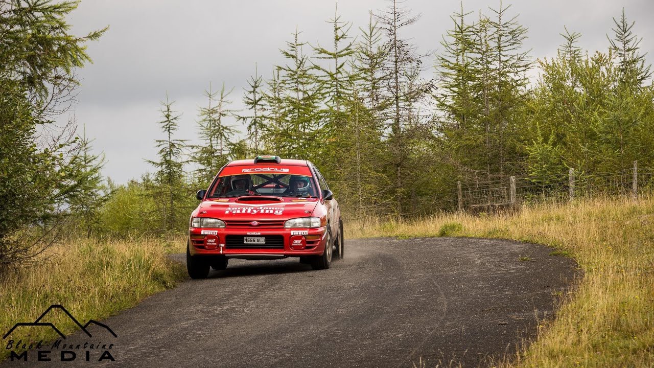 Lombard Rally 2021 - Bryn Bach Parc (Subaru Impreza 555 - Aaron Jones) Run 1