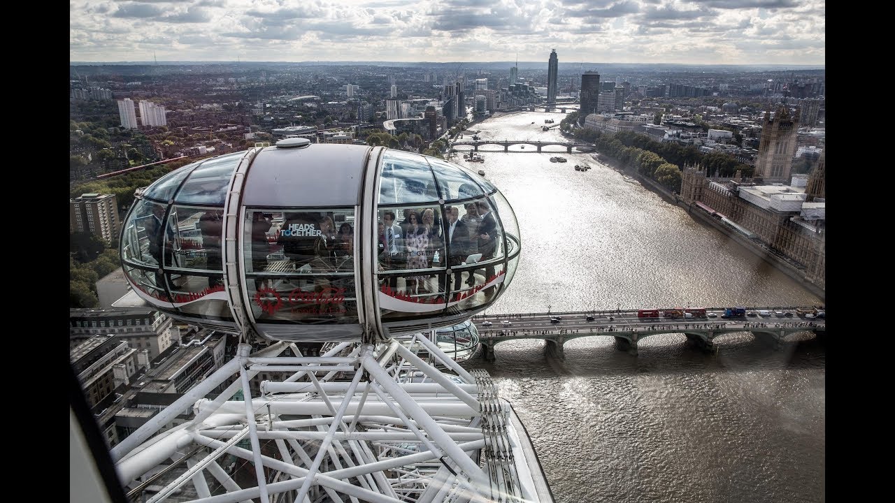 A Real Time Trip on The London Eye - Half a Revolution