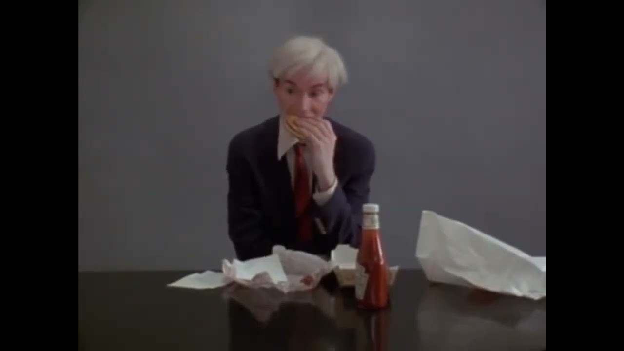 Andy Warhol Reconstructing A Hamburger
