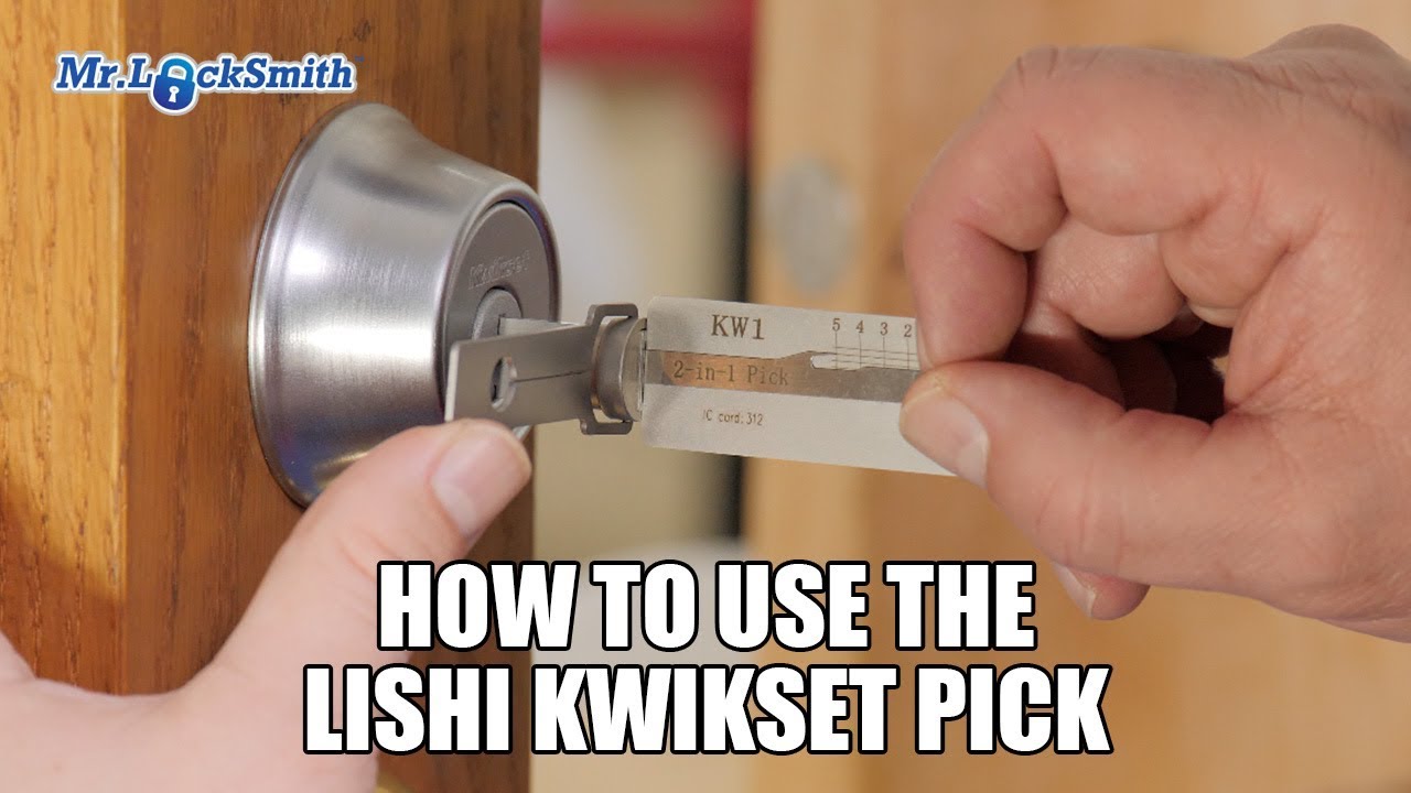Как пользоваться отмычкой Lishi Kwikset | Mr. Locksmith™