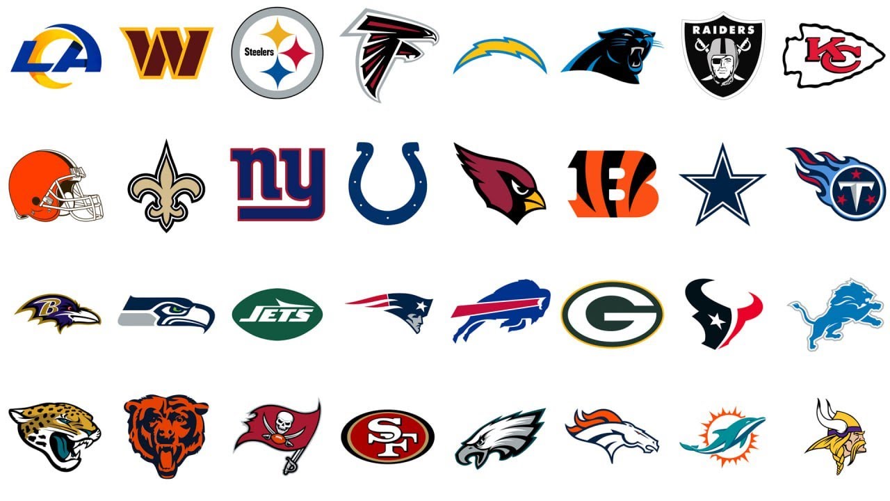 NFL Teams logos history and evolution