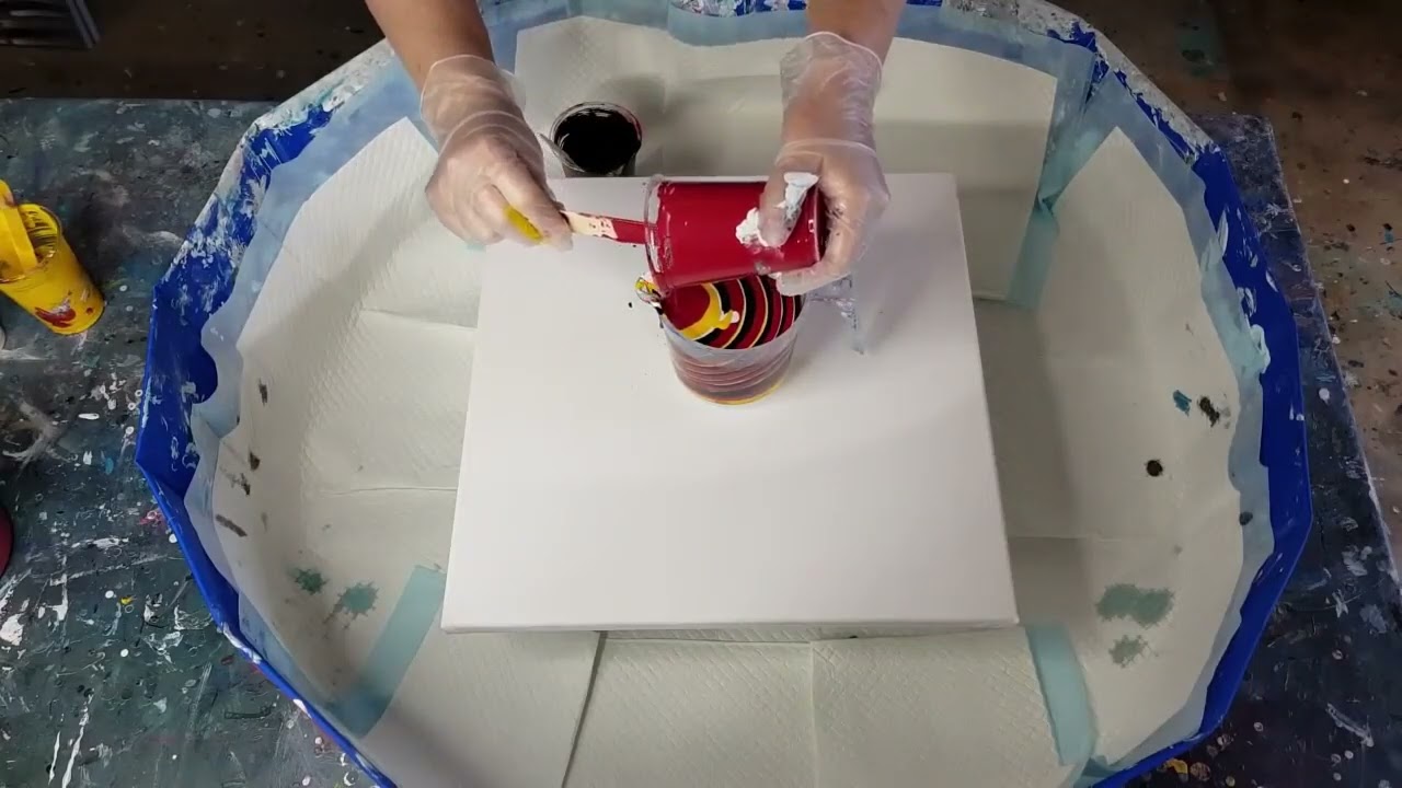 #2202 How To Easily Do A Stunning Acrylic Ring Pour