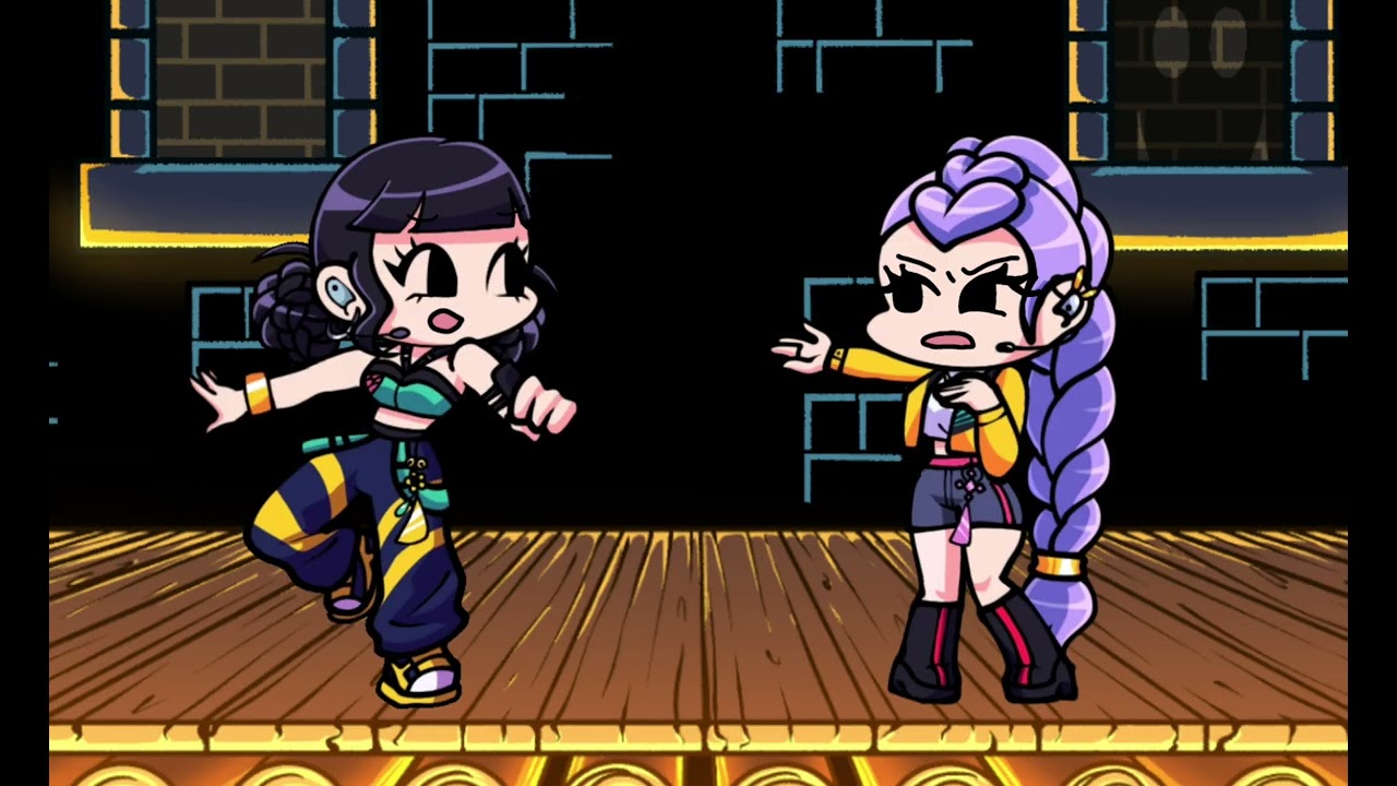 [FNF Mario's Madness Rosaport Mix] oh god no but Zoey and Rumi Sing it 