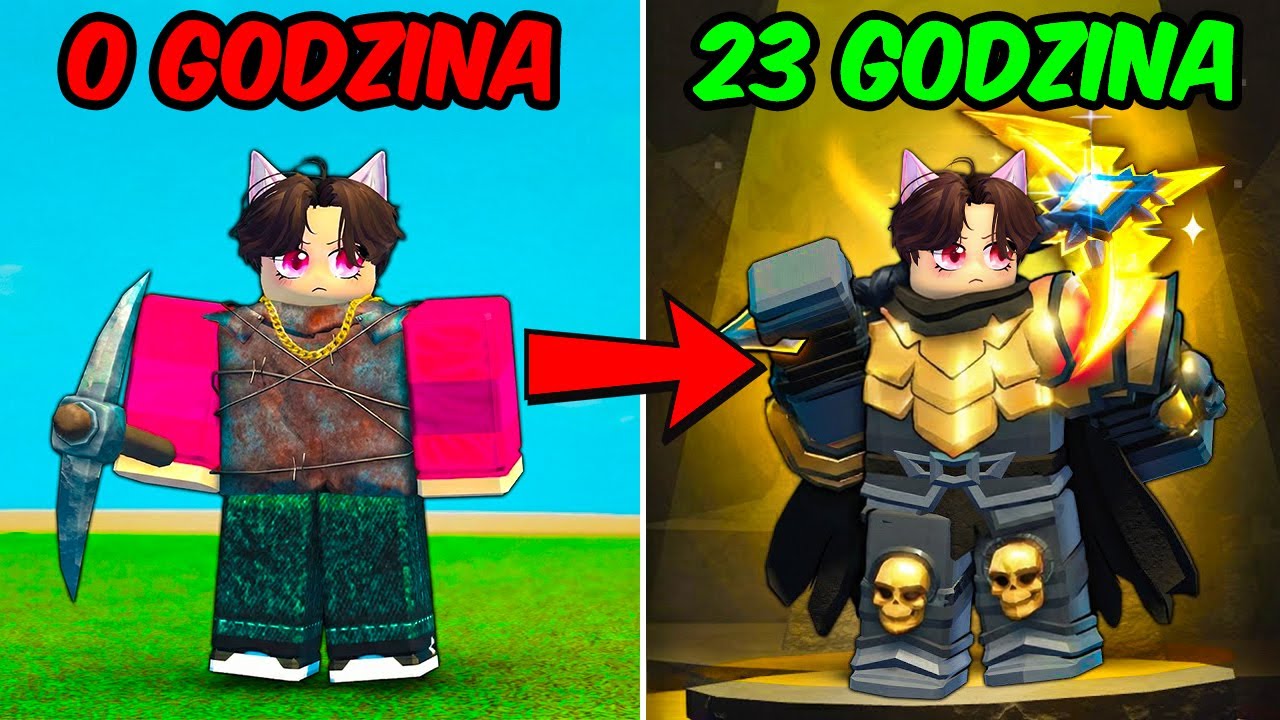 SPĘDZIŁEM 24 GODZINY W THE FORGE (Roblox)