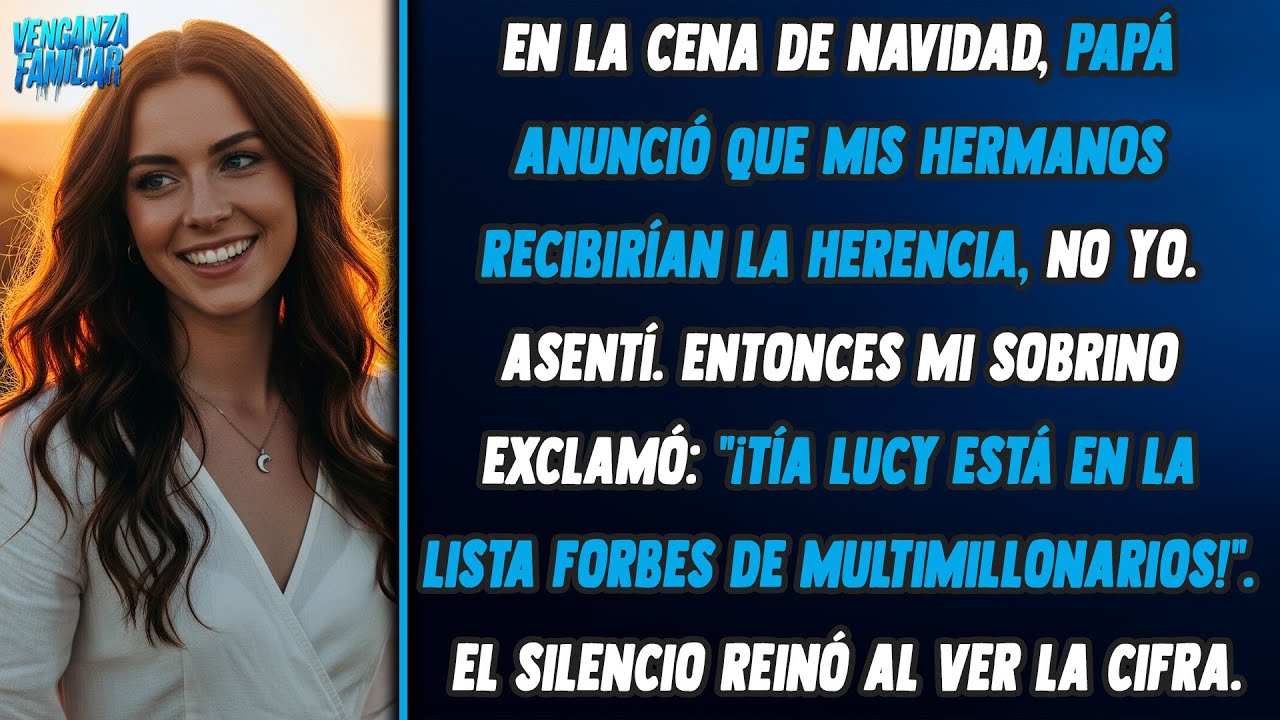 En la cena de Navidad, papá dijo: 