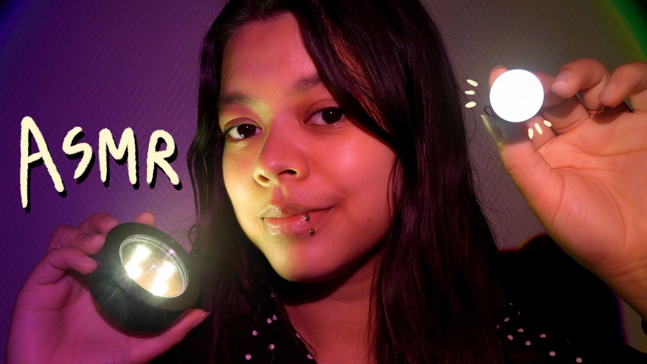 Tests Visuels avec des lumières (de + en + douce) 🔦 | ASMR FR
