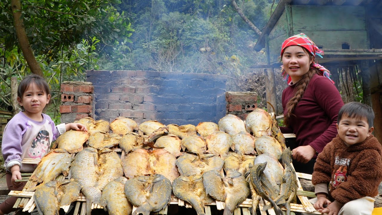 How to make giant smoked fish to sell at the market with my young son