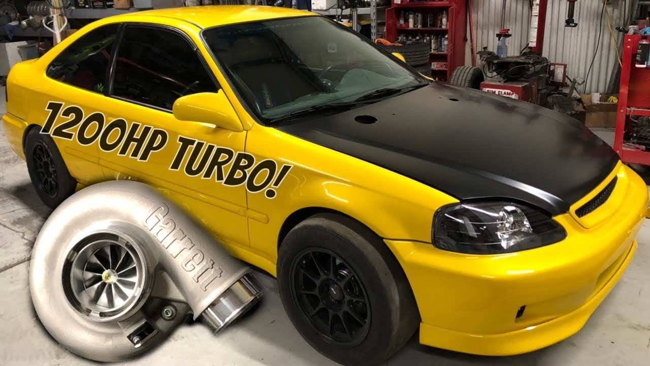 New Garrett G42 turbo for the Awd K24 Civic!