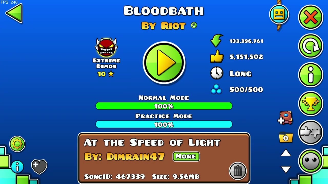 I FINALLY BEAT BLOODBATH AFTER A MONTH! #gd #geometrydash #bloodbath #completion #aredl