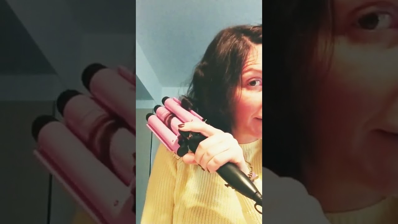 Capelli ad onde con piastra a 3 tubi!!!