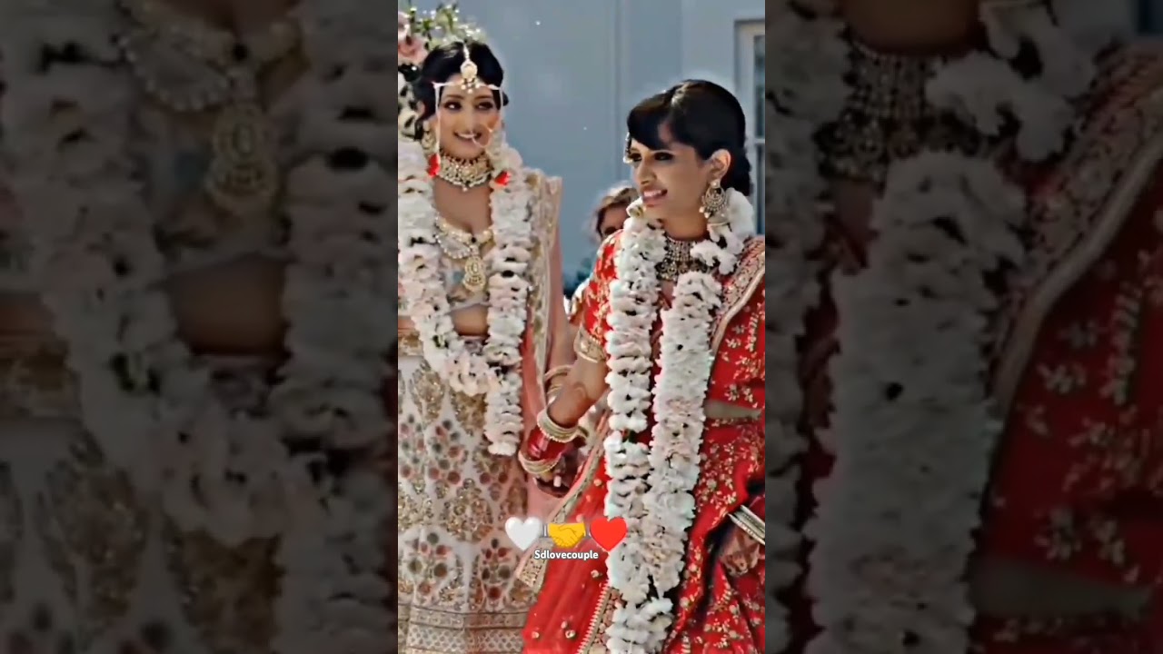 Indian lesbian marriage 🥰🙈🏳️&zwj;🌈🌈💋❣️#lesbian#love#short#reels