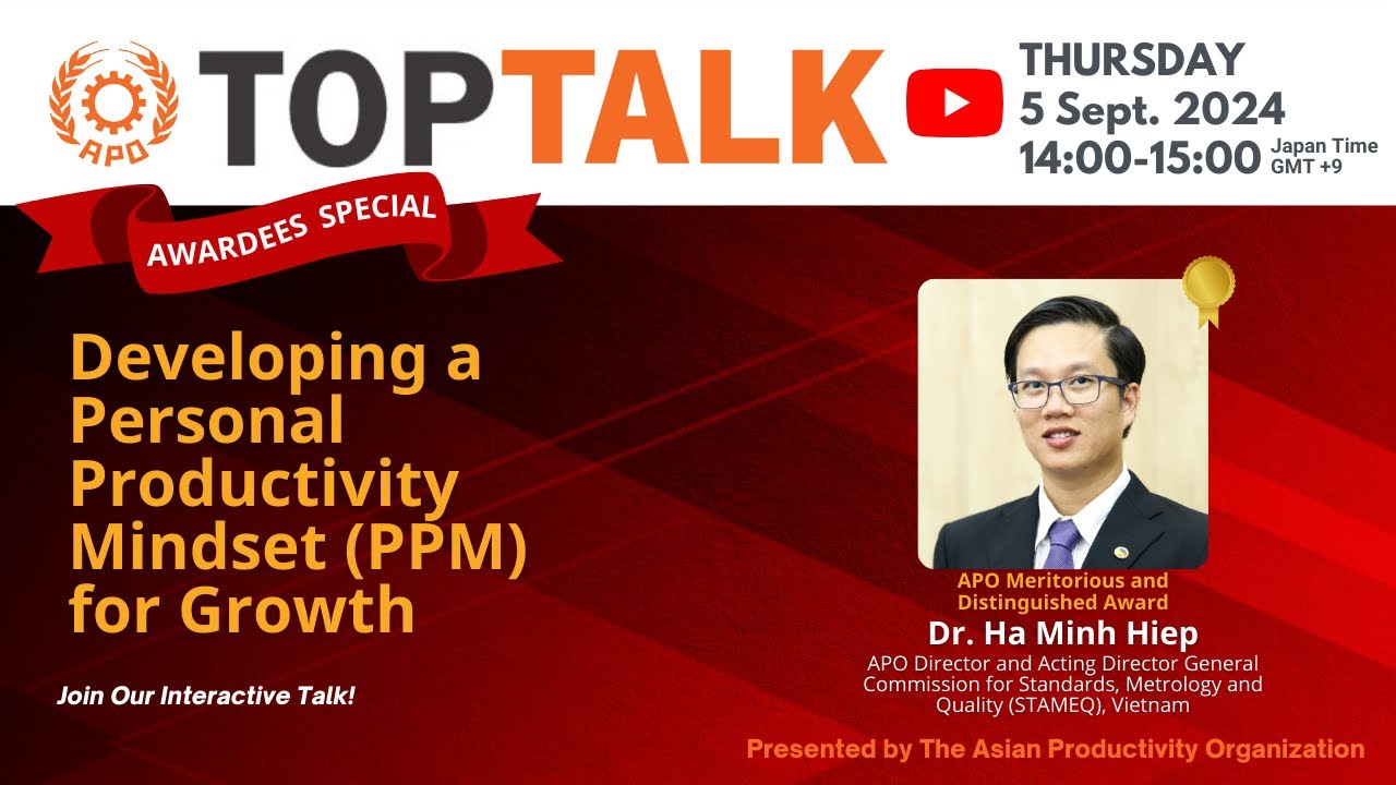 Developing a Personal Productivity Mindset (PPM) for Growth