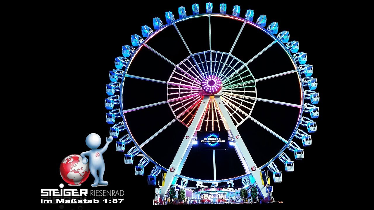 IG Kirmes & Kirmesmodellbau - Steiger-Riesenrad - Bauphase