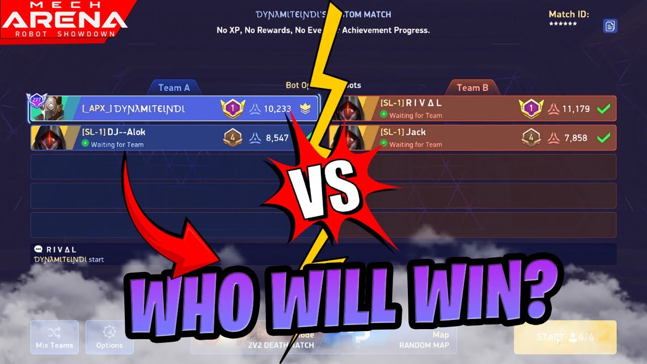 2v2 Intense Customs😱 | Who Will Win?? | Mech Arena